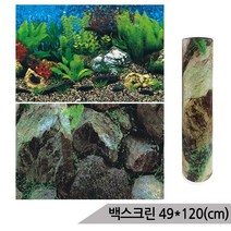 백스크린 양면 49X120cm 수족관배경 어항배경 C221750