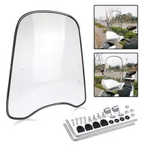 삼륜오토바이 2인승전기차 역 삼발이 노인전동차 오토바이 조정 가능한 앞 유리 범용 전기 스쿠터 앞 유리, 한개옵션0