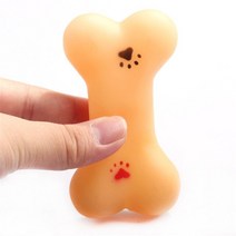 강아지어질리티 애견 훈련 용품 물린 저항성 뼈 개 강아지 어금니 고무 공 놀이 치아 훈련 열 플라스틱 고, 01 Orange_01 One Size