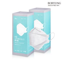 보령 스킨에어 숨쉬기편한 호흡편한 KFAD대형 가벼운 피부저자극 덴탈 초경량 마스크 100매
