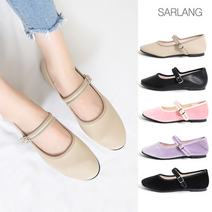 [살랑살랑] *국내제작* 여성 발편한 둥근코 메리제인 플랫 슈즈 2종균일가