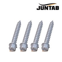 육각머리 목재용 스크류볼트 육각피스 델타 38~300mm, 280mm(100ea)