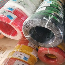 UL1015 AWG12 1M단위 절단 7칼라 600V 105도 리드전선 리드선 전선절단, 적색(RD)