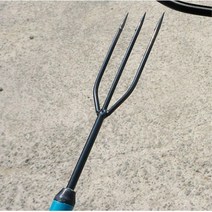 씨타임 블랙코팅 고탄성 고무줄 민물 바다 작살 낚시소품 폴건, 보호캡 3지창작살