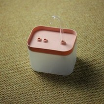 꼬모가든 USB분수대 고양이분수대 애완 동물 물 분수 자동 필터 전기 음소거 고양이 술꾼 그릇 디스펜서 재순환 여과 음주기, 없음, D+USB 5V+1.5L