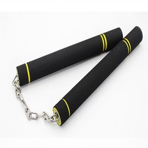 성인용 연습용 스펀지 쌍절곤, 블랙