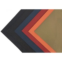 가죽공예 - 국내산 소가죽 오플 패턴 *사이즈 두가지 선택가능*, 다크브라운