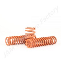 용수철스프링 1PCS 외경 10.5-52mm Length65-75mm 주황색 틀 부품 중간 편향 코일 스프링 SWS 시리즈 사양의 부분325283, SWS17-75