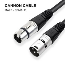 zoguo xlr 마이크 케이블 남성-여성 믹서 audio rca hifi high fidelity sound quality 증폭기 케이블 블랙, 검은색, 15m