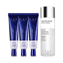 쟈스 글루타치온 크림 30ml x3 + 엑스퍼트 세럼 130ml + 셀큐어 샘플2매, 단품