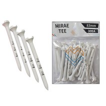 스포츠_ [미래티] 플라스틱 눈금티 롱롱티 83mm 30개(화이트), 선택완료