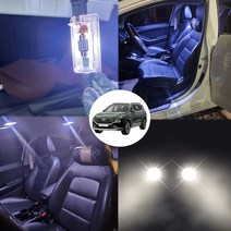 싼타페 CM DM 더프라임 TM LED 번호판등 실내등 후진등 (2개1세트), 싼타페CM(06~12년), 번호판등 T10 / 2개