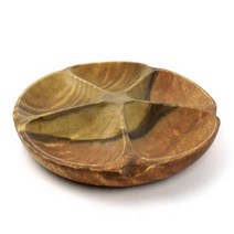 아카시아 원형5절 중 브런치접시 나무접시 안주접시