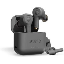 스웨덴 수디오(Sudio) 블루투스 노이즈캔슬링 무선 이어폰 ETT 챠콜