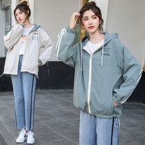 MOSAIRATION코트 여성 봄 학생 야구점퍼 하라주쿠풍 루즈핏 야구복