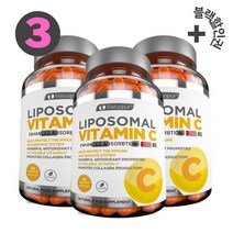 Natuspur Premium Liposomal 리포조말 비타민C 2000mg 180캡슐, 3개