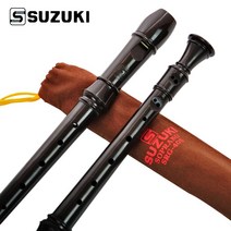 대나무단소 플라스틱 단소 SUZUKI-고품질 독일 유형 8 홀 소프라노 레코더/플루트 학생 초급 레코더 스즈, 01 Ivory White