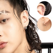 귀찌 이어커프 링 귀걸이 써지컬스틸 귓바퀴 남자 여자 패션