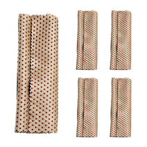 렌즈소녀 프리미엄 국산 미끄럼방지 안경닦이, 렌즈소녀 프리미엄 논슬립 클리너 5장, 브라운(레드도트), 25x30cm, 5장