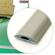 연질 전선 보호관 11 x 1000mm 고무 방지턱 몰딩 케이블커버 졸대 쫄대 편리한접착 전선고정 케이블커버 전선쫄대