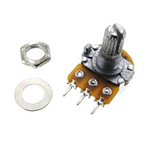 16파이 가변저항 16mm 단련볼륨 500Ω ~ 1MΩ VR16MS, 2KΩ