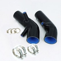 닛산 370z 인피니티 G37 2009-2014 년과 호환되는 실리콘 공기 흡입 호스 키트, 06 K8-284 BLACK T clamp, 06 K8-284 BLACK T clamp