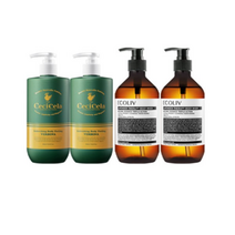 쎄씨쎌라 리프레싱 바디필링 500ml x 2p + 에코리브 라벤더 바디워시 500ml x 2p, 4세트