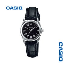 카시오 LTP-V001L-1B CASIO 여성 가죽 손목 시계