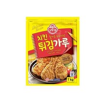 고소한 치킨튀김가루 1KG 치킨파우더 베터믹스 간단요리 맛난음식 오뚜기 홈캉스 식재료, 3개