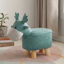 귀여운 동물의자 유니콘 의자 미니소파 작은 체어, 민트 소