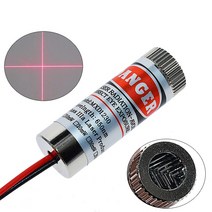 12mm/5mw 레드 라인 레이저 모듈 포인트 스팟 크기 조정 가능 방출 헤드 스캐너 3D 프린터 헤드용, 03 Cros
