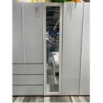 모던하우스 천호점 가구 바일레화이트400선반형거울도어장롱 CF21SET086, 화이트