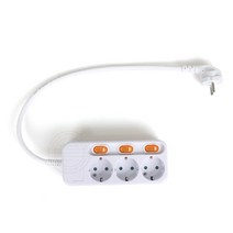 멀티탭 3구 개별 스위치 50Cm 접지 멀티콘센트 250V 16A 국산
