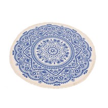 동그란 원룸러그 물빨래 감성러그 둥근러그 E92BL