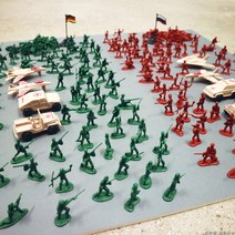 토이스토리 피규어 군인, 모형 병정(약 3.5cm 100개입)