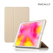 맥컬리 아이패드 7세대 10.2 (2019) 북스탠드 케이스, 골드