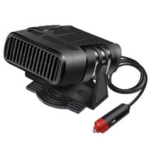 팬 자동 자동차 히터 열선 디 미스터 200W 히터 앞 유리 360도 회전 24V를 냉각 휴대용 난방, 보여진 바와 같이, 하나