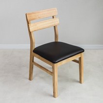 라로퍼니처 사라 고무나무 원목 식탁 의자 카페 인테리어 체어, 단품