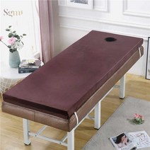 병원 한의원 안마 실 침대 매트리스 마사지, 브라운【스펀지 타입 3cm】크리스탈 벨벳, 180*60큐브헤드