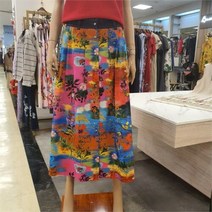 BUCOLIQUE SH03 코튼프린트개더스커트 B222WK2040