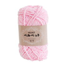 니트크로바 벨벳 극세사 털실, 704.베이비핑크, 1개