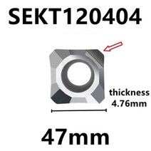 금속밀링 CNC선반 SEHT1204 SEMT120401 다이아몬드 밀링 커터 Pcd cnc, 1.SEKT120404