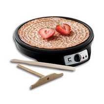 Chefman 크레페 메이커 팬케이크 크레이프 주방 가전 간식 184655, Crepe Maker -Version 1