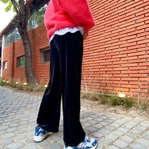 도도해닷컴 여성 벨벳 트레이닝복 팬츠