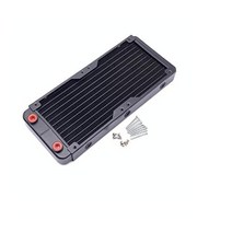 INGATO 열 교환기 라디에이터 10 파이프 알루미늄 물 냉각 라디에이터 PC CPU 시스템 (240mm), 240mm