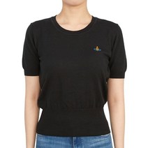비비안웨스트우드 베아 18030017 Y000E N401 여자 캐시미어 반팔 니트