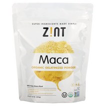 ZINT (진트) 마카 유기농 젤라틴화 파우더 16 oz (454 g)
