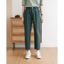 코튼 사이드 셔링 옆밴딩 배기팬츠 하체비만바지 날씬해보이는바지 여자가을바지