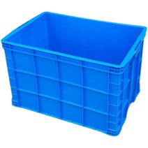 컨테이너박스 농산물 운반 사각 콘티 두부상자 과일, 블루  440x330x170cm