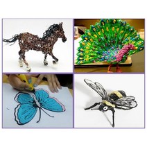 필라멘트 ABS 필라멘트 스레드 플라스틱 3D 프린터 재료 17 색 5m, 06 Brown